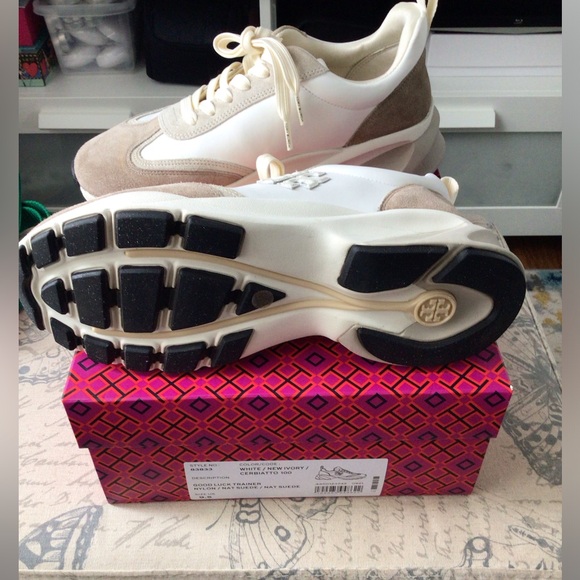 Tory Burch Good Luck Trainers, US 9.5 [EUC] - Picture 7 of 11